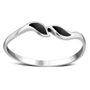 Black Onyx Sterling Silver Ring, r488