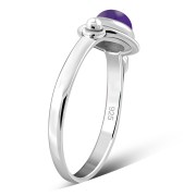 Amethyst Silver Ring, r517