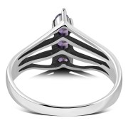 Amethyst Silver Ring, r528