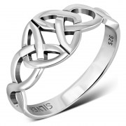 Celtic Trinity Knot Silver Ring, rp127