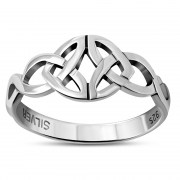 Celtic Trinity Knot Silver Ring, rp127