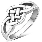 Plain Celtic Knot Ring Sterling Silver, rp128