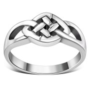 Plain Celtic Knot Ring Sterling Silver, rp128