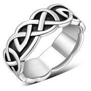 Celtic Knot Mens Band Ring, rp135