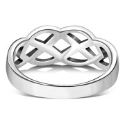 Plain Celtic Knot Silver Ring, rp171