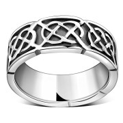 Plain Celtic Knot Silver Band Ring, rp240