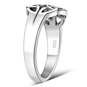 Plain Sterling Silver Celtic Knot Ring, rp241