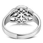 Plain Sterling Silver Celtic Knot Ring, rp241