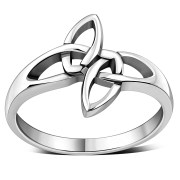 Celtic Knot Plain Solid Silver Ring, rp246