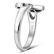 Celtic Knot Plain Solid Silver Ring, rp246