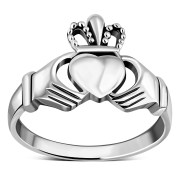 Celtic Claddagh Silver Ring, rp248