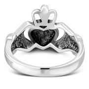 Sterling Silver Celtic Claddagh Mens Ring, rp250