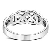 Celtic Knot Plain Silver Ring, rp325