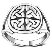 Irish Celtic Knot Silver Ring, rp560