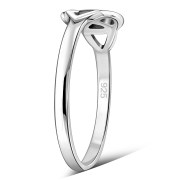 Sterling Silver Light Celtic Knot Ring, rp564