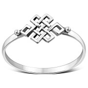 Celtic Knot Sterling Silver Ring, rp566
