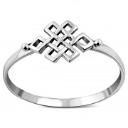 Celtic Knot Sterling Silver Ring, rp566