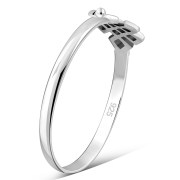 Celtic Knot Sterling Silver Ring, rp566