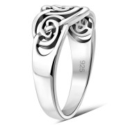 Plain Celtic Knot Silver Ring, rp637