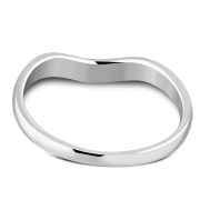Simple Design Plain Sterling Silver Band Ring, rp649