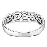 Plain Celtic Knot Ring Sterling Silver, rp664