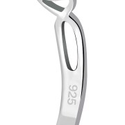 Delicate Celtic Knot Solid Sterling Silver Ring, rp668