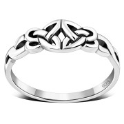 Celtic Trinity Knot Silver Ring, rp685