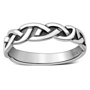 Celtic Knot Silver Ring, 925 Sterling Silver, rp703