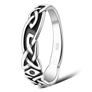 Plain Celtic Knot Band Ring, rp705
