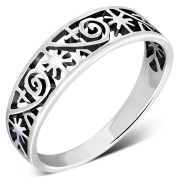 New Wave Silver Ring, rp733