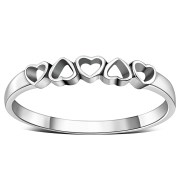 Simple Hearts Ring, rp738