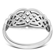 Special Design Plain Celtic Knot Silver Ring, rp780