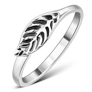 Ethnic Leaf Sterling Silver Ring, rp875