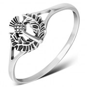 Scottish Thistle Silver Ring - rp883