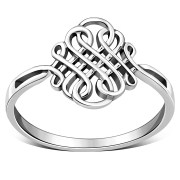Silver Plain Celtic Ring - rp887