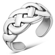 Plain Celtic Toe Ring Sterling Silver TR050