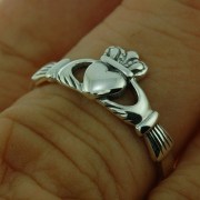 Celtic Claddagh Sterling Silver Ring, rp669