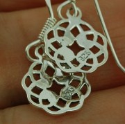 Small Celtic Knot Plain Earrings Sterling Silver, ep243