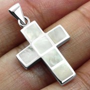 Mother of Pearl Cross Pendant, p549