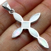 Mother of Pearl Cross Pendant, p546
