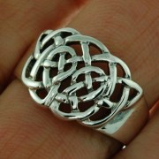 Plain 925 Sterling Silver Celtic Ring, rp701