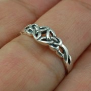 Celtic Trinity Knot Silver Ring, rp685