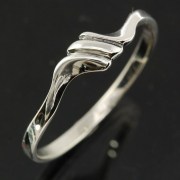 Silver Plain Simple Ring, 925 Sterling Silver, rp717