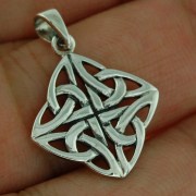 Sterling Silver Celtic Pendant, Irish Jewelry, pn549